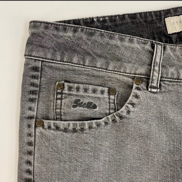 Stella McCartney Skinny Jeans w/Ankle Zipper Size 6/28 Gray Wash LIKE NEW - Picture 5 of 8